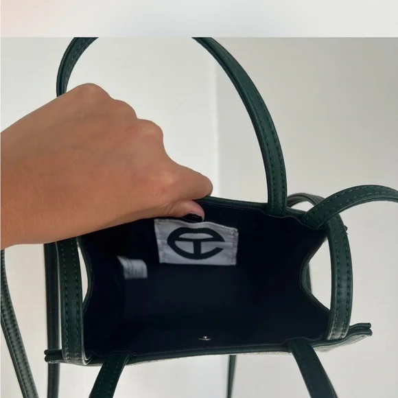 Telfar Forest Green Mini Bag - Picture 2 of 3